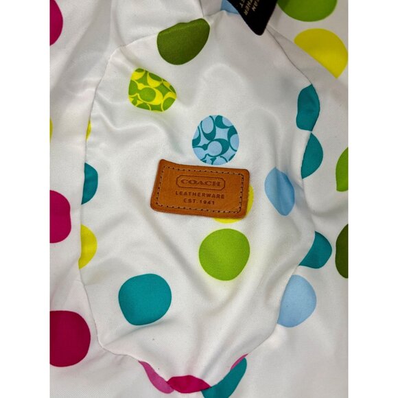 Vtg Y2K Coach Signature Brown Bucket Hat | Preppy Grunge Coastal Grandmother P/S - Picture 8 of 15